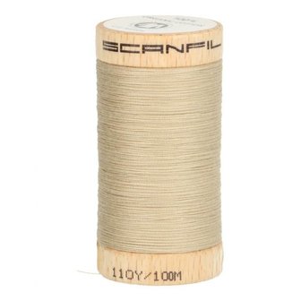Scanfil - 4825 beige bruin - Organic Cotton naaigaren 