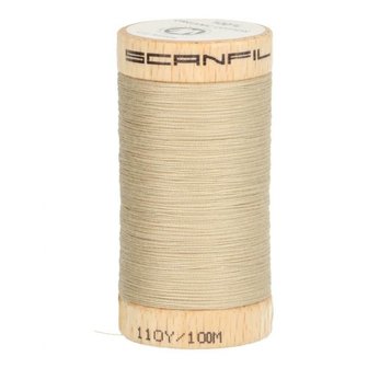 Scanfil - 4825 beige bruin - Organic Cotton naaigaren