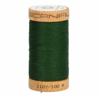 Scanfil 4822 donker groen  - Organic Cotton naaigaren