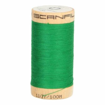 Scanfil 4821 Groen - Organic Cotton naaigaren 