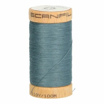 Scanfil 4819 Grijs blauw - Organic Cotton naaigaren
