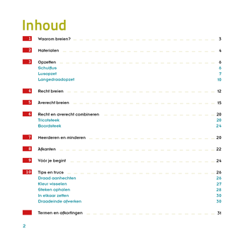 Werkdraad 1 &ndash; Leer breien