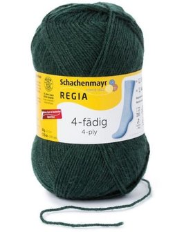 Regia 4 ply sokkengaren - 327 Flessengroen