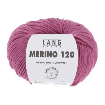 Lang Yarns Merino 120 - 465 Happy Berry 