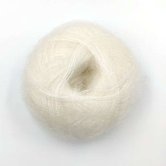 Mohair Brushed Lace &ndash; 3000 White