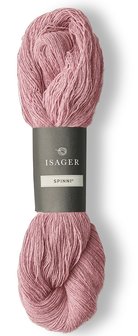 Isager Spinni &ndash; 27S Roze on Grey