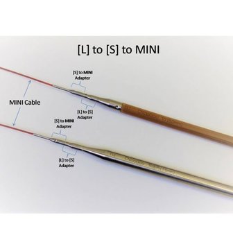 ChiaoGoo Verwissel. adapter [S] punt naar mini kabel