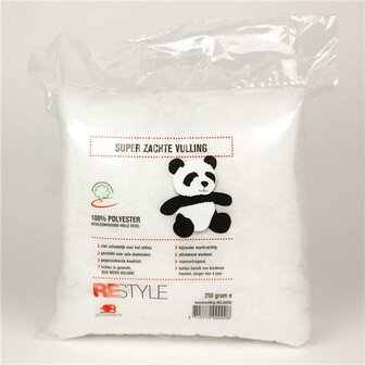 ReStyle (panda) Kussenvulling in zak van 250 gram.