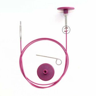  KnitPro Swivel kabels 40 t/m 120 cm voor rondbreinaalden. 