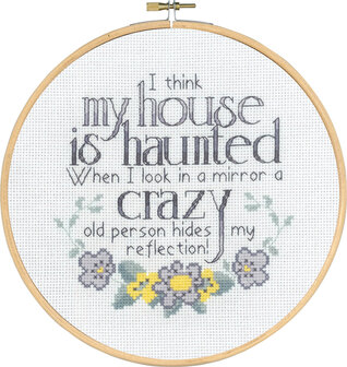 Borduurpakket - My house is haunted