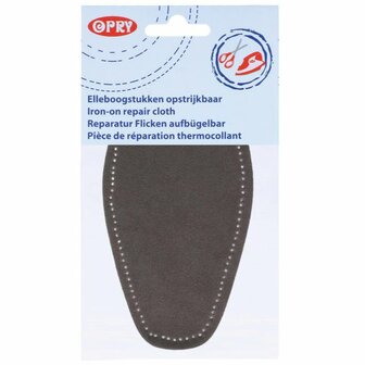 Opry Elleboogstukken opstrijkbaar - Grijs 004