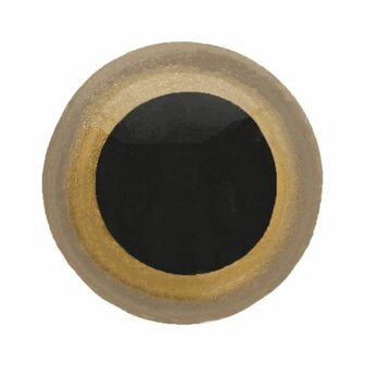 Veiligheidsogen 8mm Goud/Zwart