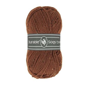 Durable Soqs Tweed - 417 Bombay Brown