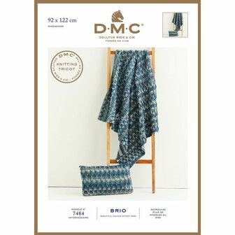 DMC Brio haakpatroon deken en kussenhoes