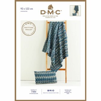 DMC Brio haakpatroon deken en kussenhoes 