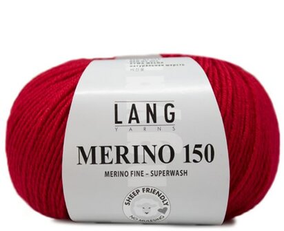 Lang Yarns Merino 150 - 160 Red