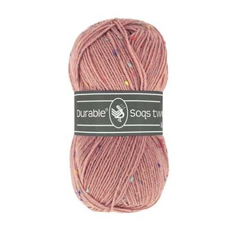 Durable Soqs Tweed - 225 Vintage Pink