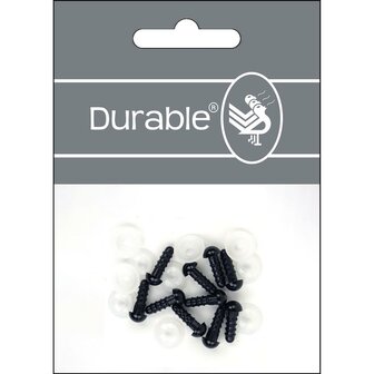 Durable Veiligheidsogen - 6 mm, zwart