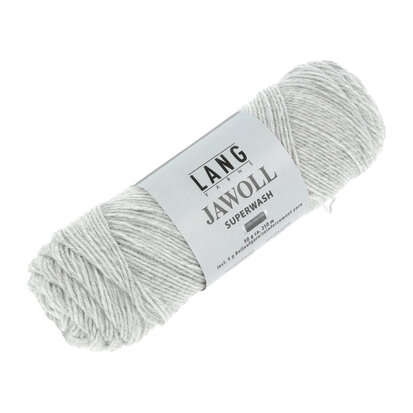 Lang Yarns Jawoll - 023 lichtgrijs gemeleerd