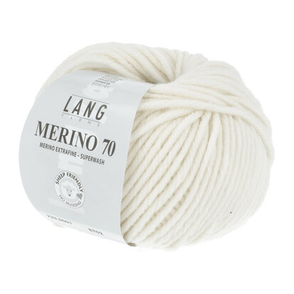Lang Yarns Merino 70 - 001 White