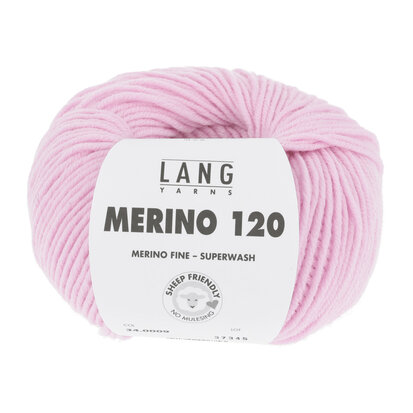 Lang Yarns Merino 120 - 009 Rosa