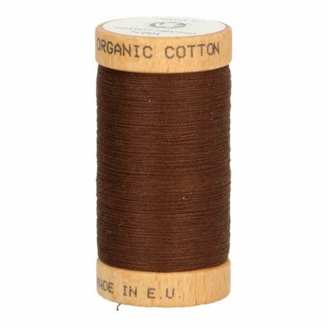 Scanfil 4829 Bruin - Organic Cotton naaigaren