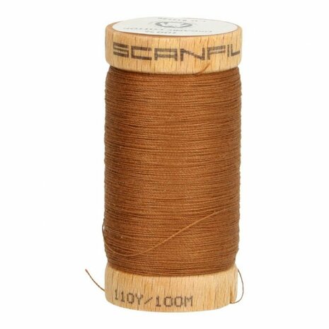 Scanfil 4827 Middenbruin - Organic Cotton naaigaren