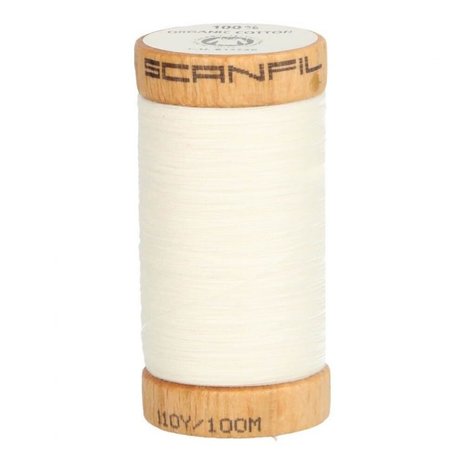 Scanfil - 4801 naturel -Organic Cotton naaigaren 