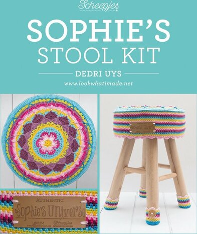 Sophie's Stool Kit het beroemde haakpatroon nu als krukje