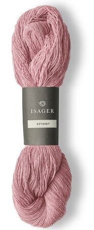 Isager Spinni – 27S Roze on Grey