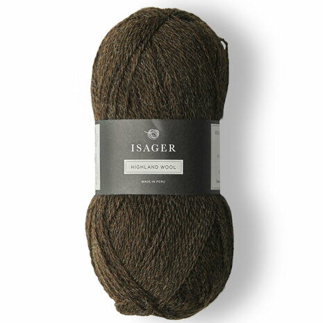 Isager Highland Chocolate - Hooks and Yarn