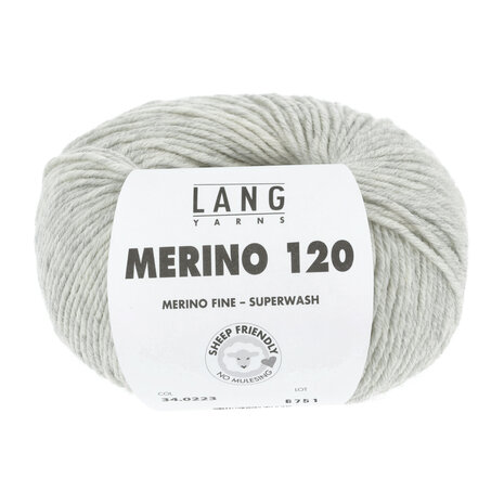 Lang Yarns Merino 120 - 223 Light grey