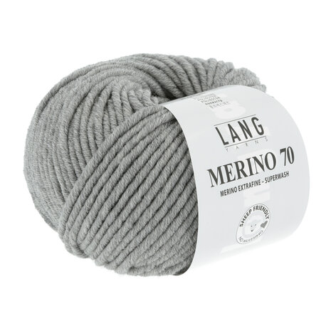 Lang Yarns Merino 70 - 003 Elephant Grey