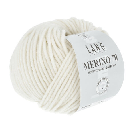 Lang Yarns Merino 70 - 001 White