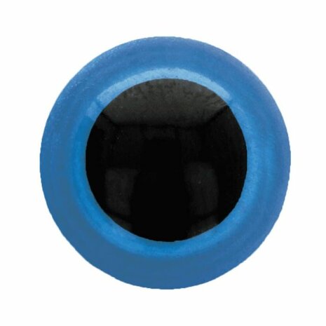 Veiligheidsogen 8mm  blauw/zwart