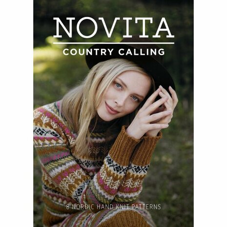 Novita Country Calling (ENG) met 8 breipatronen - Magazine