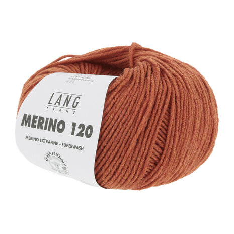 Lang Yarns Merino 120 - 559 Orange melange