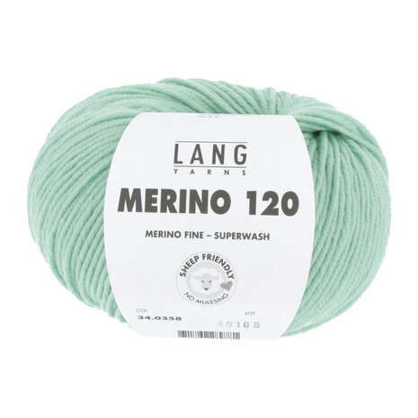 Lang Yarns Merino 120 - 358 Mint