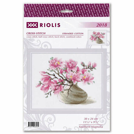 Borduurpakket Southern Magnolia - RIOLIS 2018