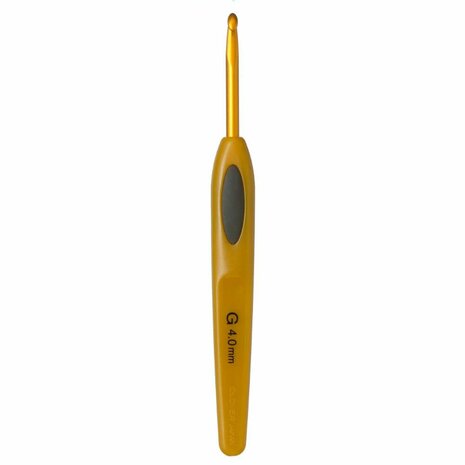 Clover Softgrip haaknaald 4 mm