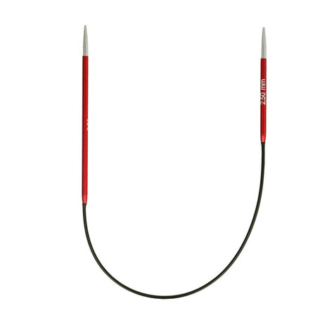 Knitpro Zing 2,50mm Asymetrische Rondbreinaalden 25cm