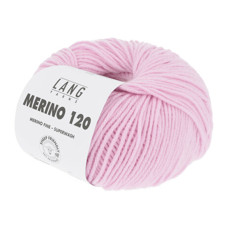Lang Yarns Merino 120 - 009 Rosa