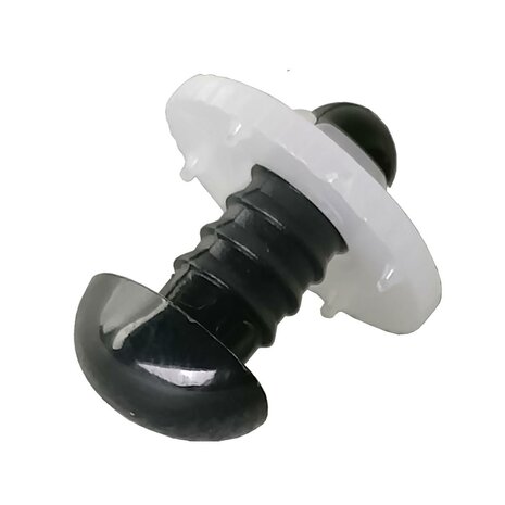 Dieren neusje - 12 mm zwart Durable