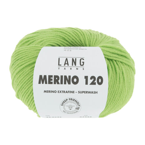 Lang Yarns Merino 120 - 244 Lime