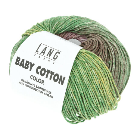 Baby Cotton Color - 152 Green/Yellow/Brown/Lilac