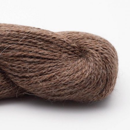 BC Garn Baby alpaca - UNDYED – 107 Brown heather