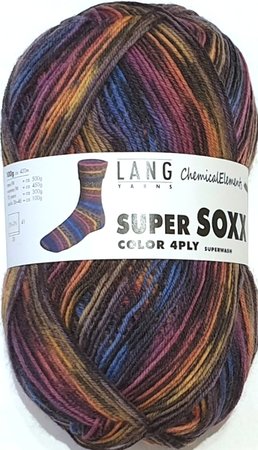 Lang Yarns Super Soxx – 345 Neon