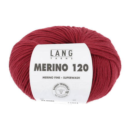 Lang Yarns Merino 120 - 086 Tulip