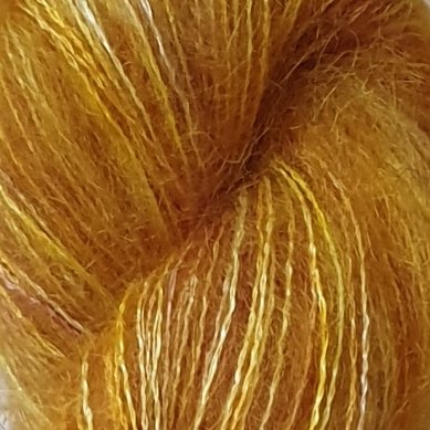 Dye To Knit - Silk Mohair - Glitter and Gold (F14)