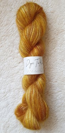 Dye To Knit - Silk Mohair - Glitter and Gold (F14)